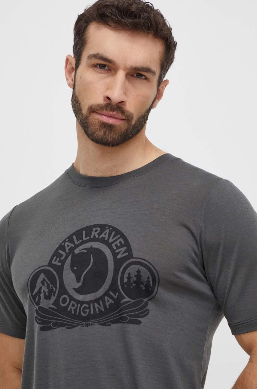 Tricou de lână fjallraven Abisko Wool Classic Tricou de lână fjallraven Abisko Wool Classic