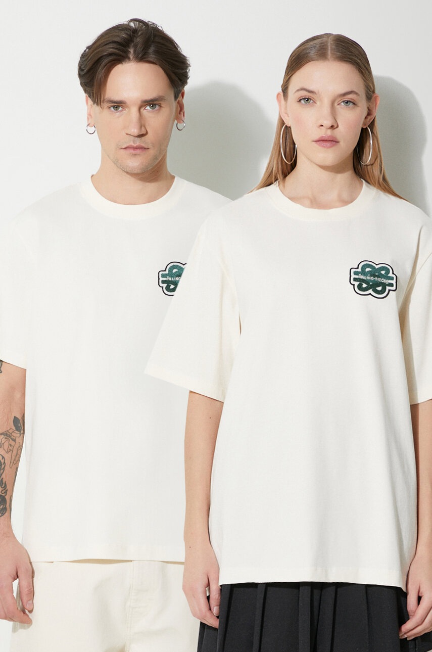 Tricou din bumbac filling pieces t-shirt Gowtu Tricou din bumbac filling pieces t-shirt Gowtu