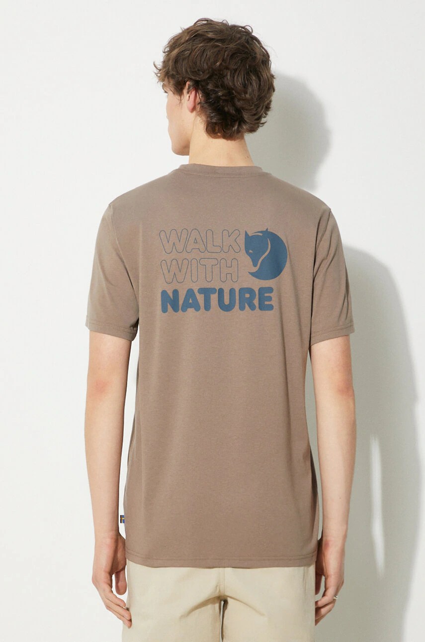 Tricou fjallraven walk with nature pentru bărbați Tricou fjallraven walk with nature pentru bărbați