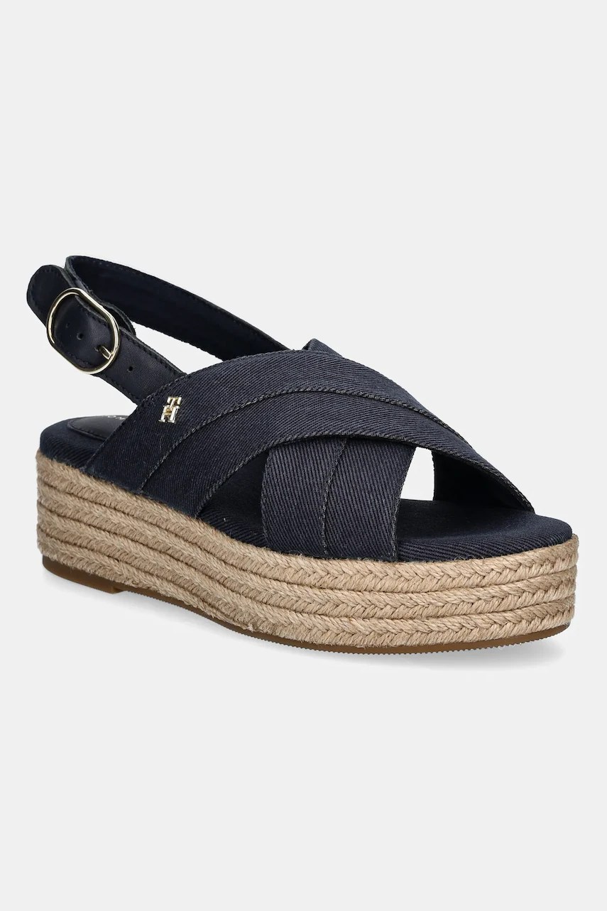 Sandale tommy hilfiger DENIM ESPADRILLE PLATFORM Sandale tommy hilfiger DENIM ESPADRILLE PLATFORM