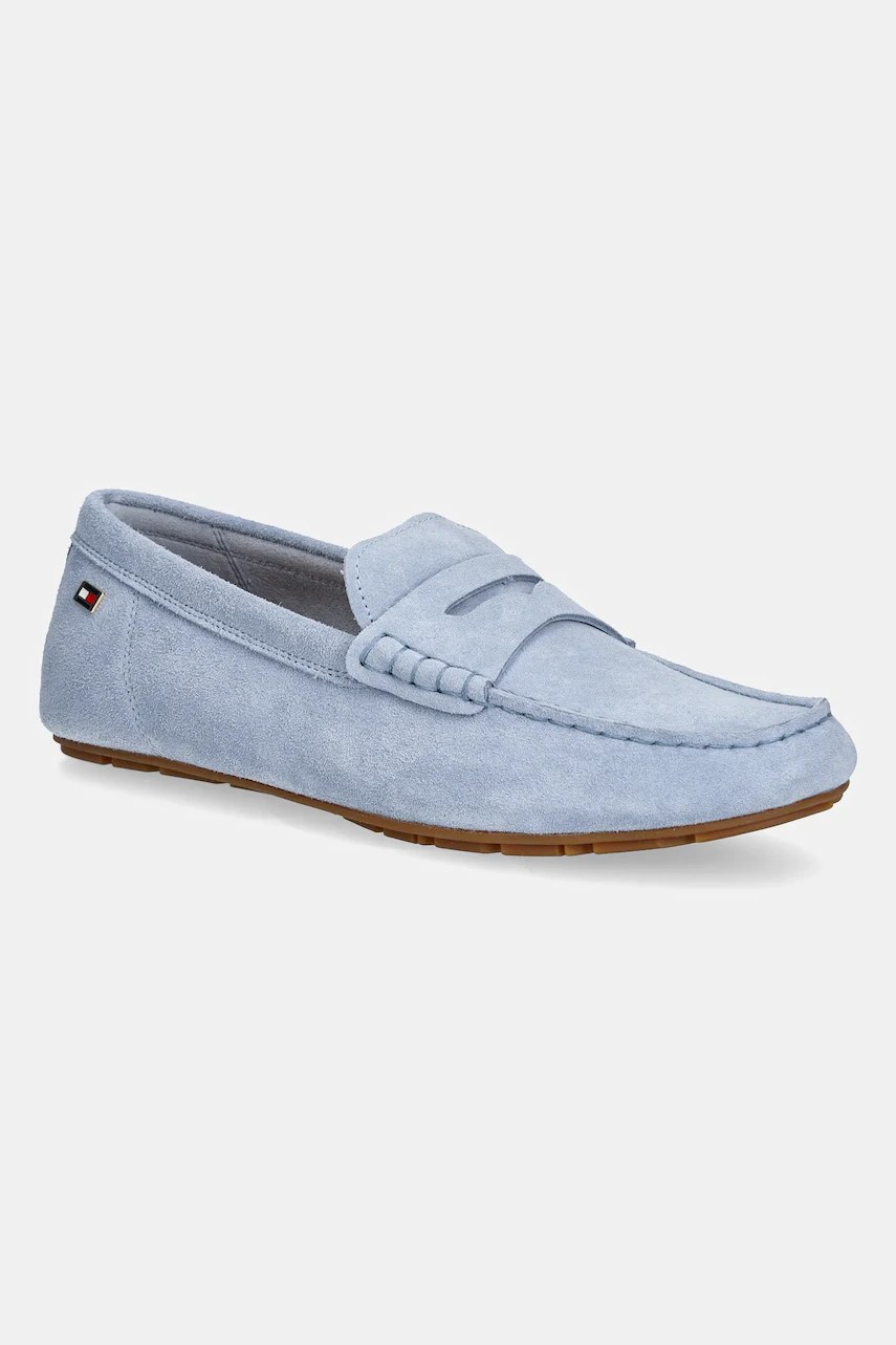 Mocasini de damă tommy hilfiger din piele întoarsă FLAG SOFT SUEDE DRIVER LOAFER Mocasini de damă tommy hilfiger din piele întoarsă FLAG SOFT SUEDE DRIVER LOAFER