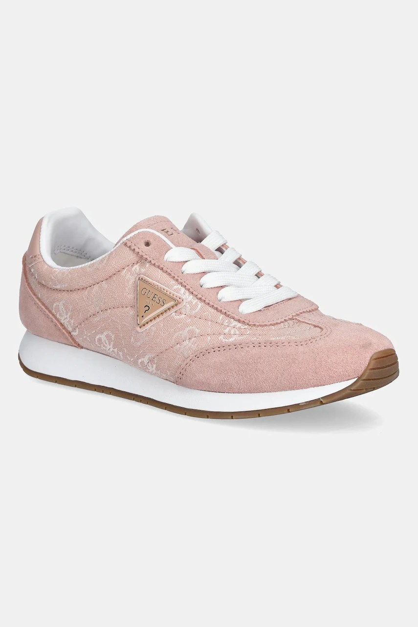 Guess sneakers din piele întoarsă JOGGIN Guess sneakers din piele întoarsă JOGGIN