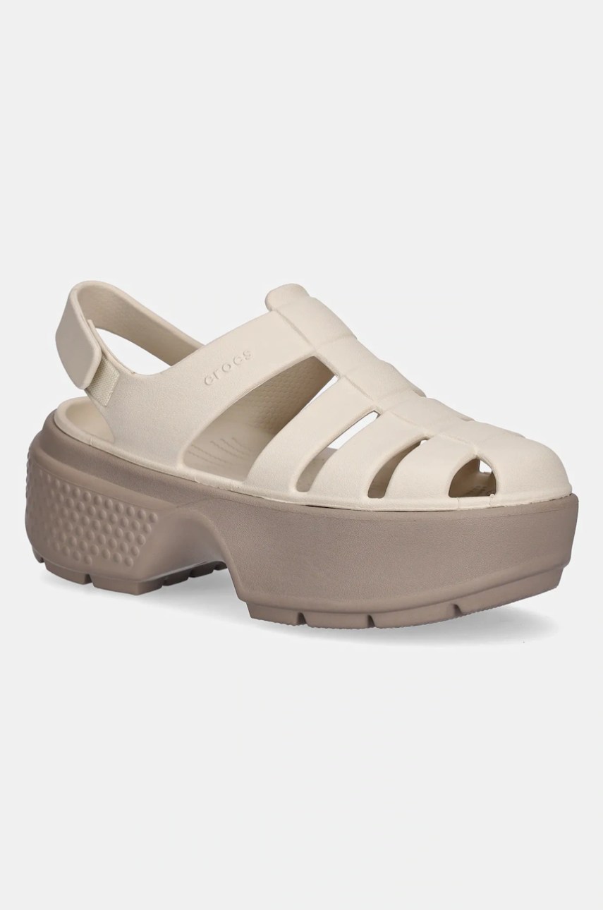 Crocs sandale Stomp Fisherman 7 cm platformă Crocs sandale Stomp Fisherman 7 cm platformă