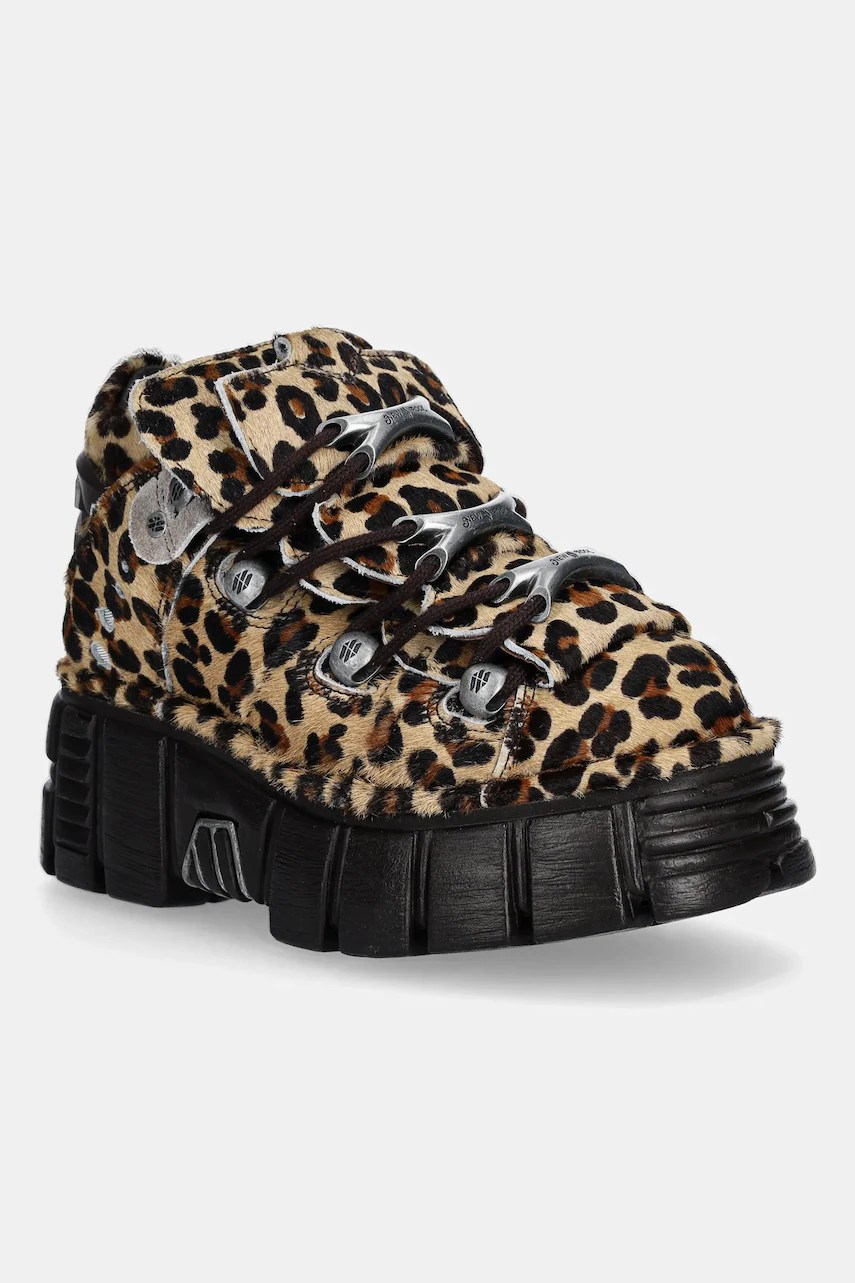Adidași din piele întoarsă PELO LEOPARDO PONY – new rock Adidași din piele întoarsă PELO LEOPARDO PONY – new rock