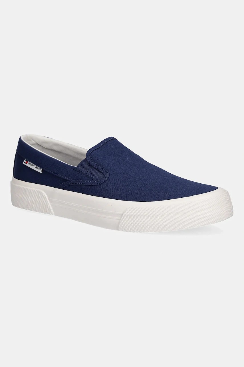 Teniși bărbați tommy jeans SLIP ON CANVAS COLOR Teniși bărbați tommy jeans SLIP ON CANVAS COLOR