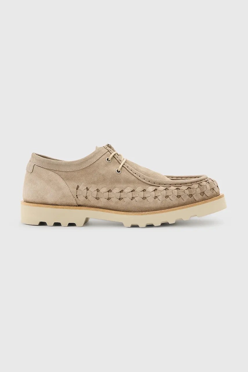 Pantofi de piele întoarsă AllSaints Skiff Woven Pantofi de piele întoarsă AllSaints Skiff Woven