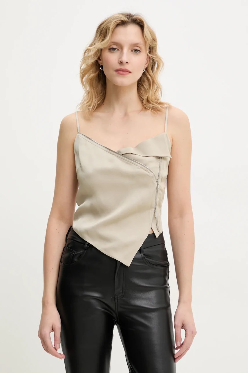 Nanushka bluză ZORKA din vâscoză Nanushka bluză ZORKA din vâscoză