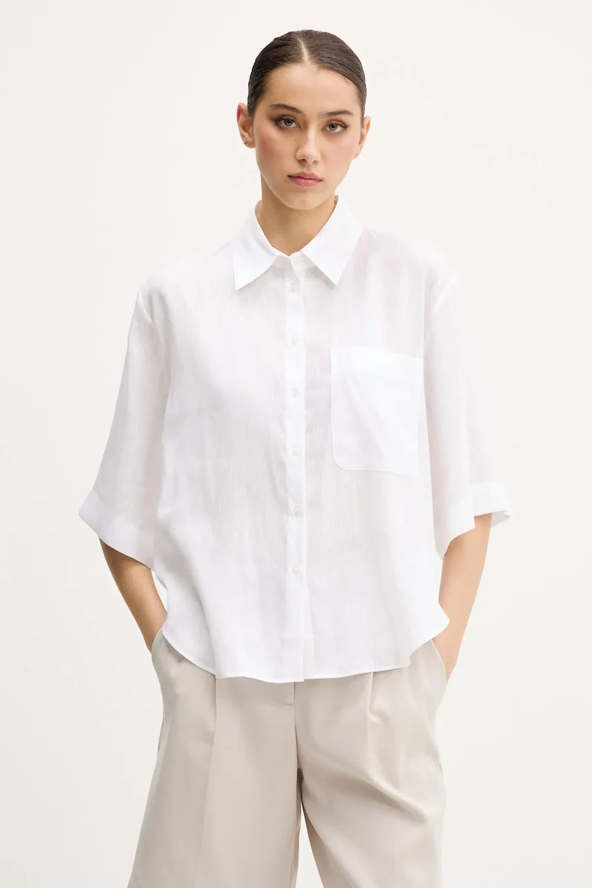 Cămașă de in HUGO Cămașă de in HUGO