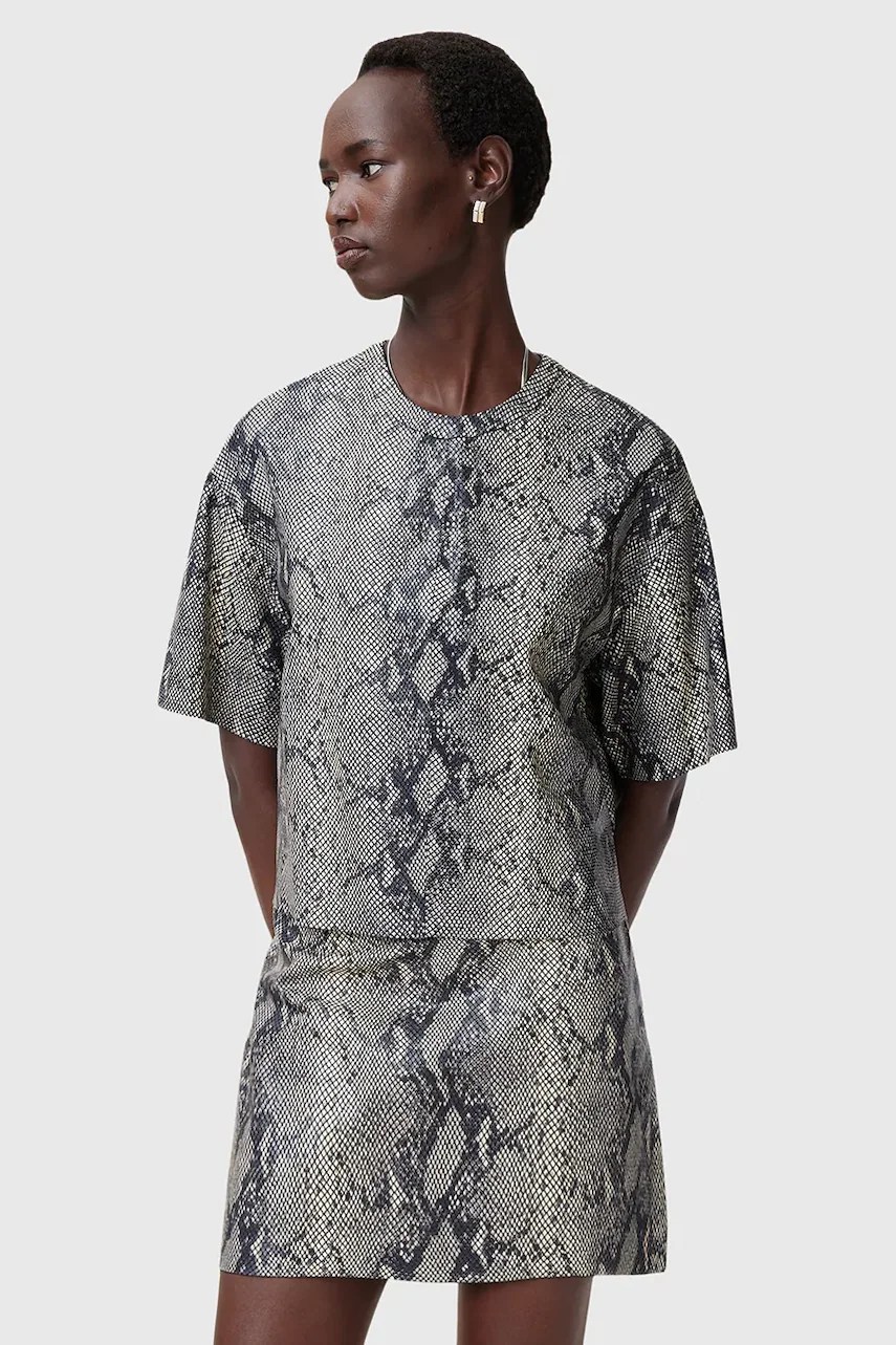 Bluză din piele RENAI de la AllSaints Bluză din piele RENAI de la AllSaints