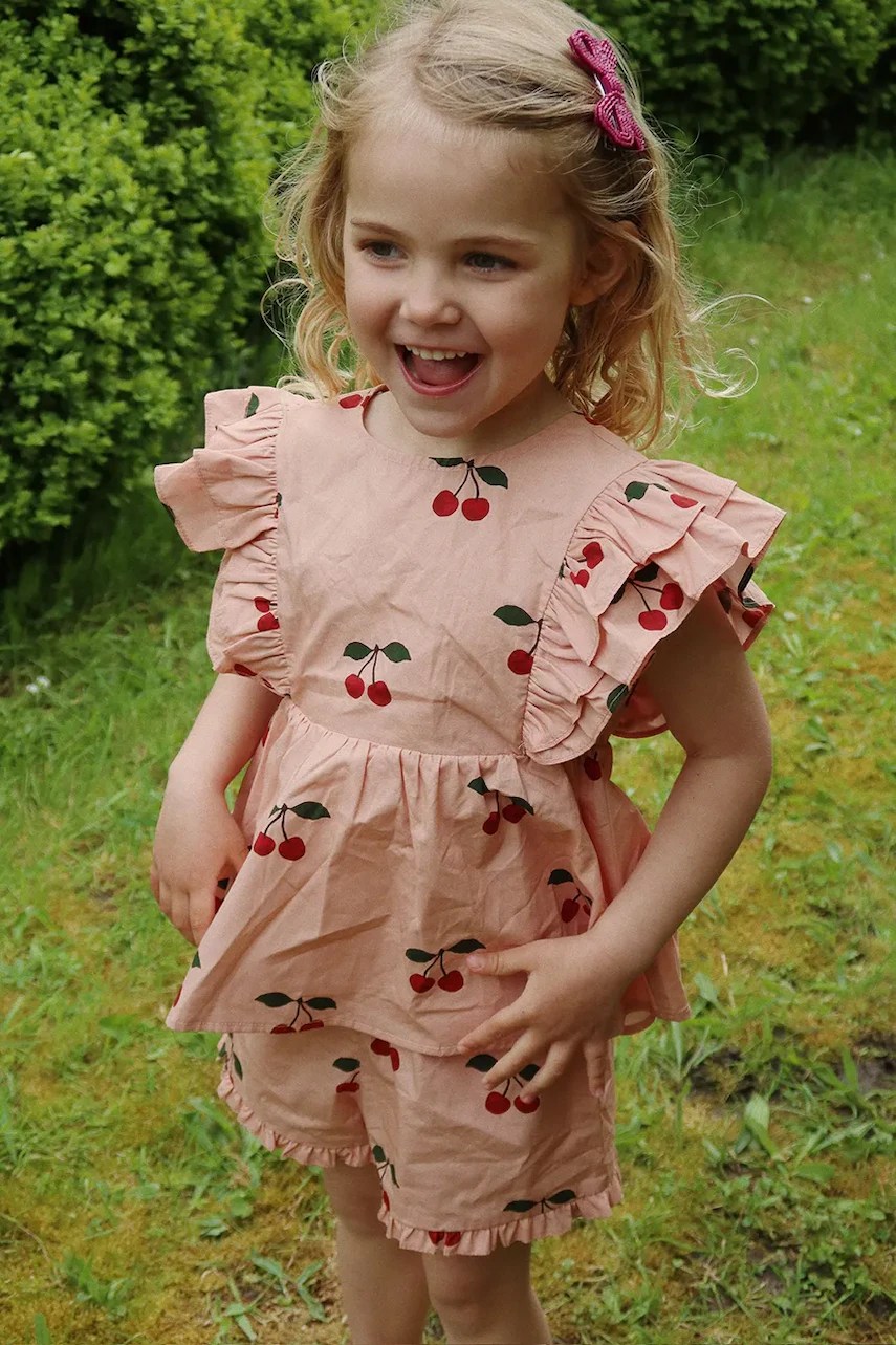 Bluza de bumbac pentru copii konges sløjd VERBENA TOP GOTS Bluza de bumbac pentru copii konges sløjd VERBENA TOP GOTS