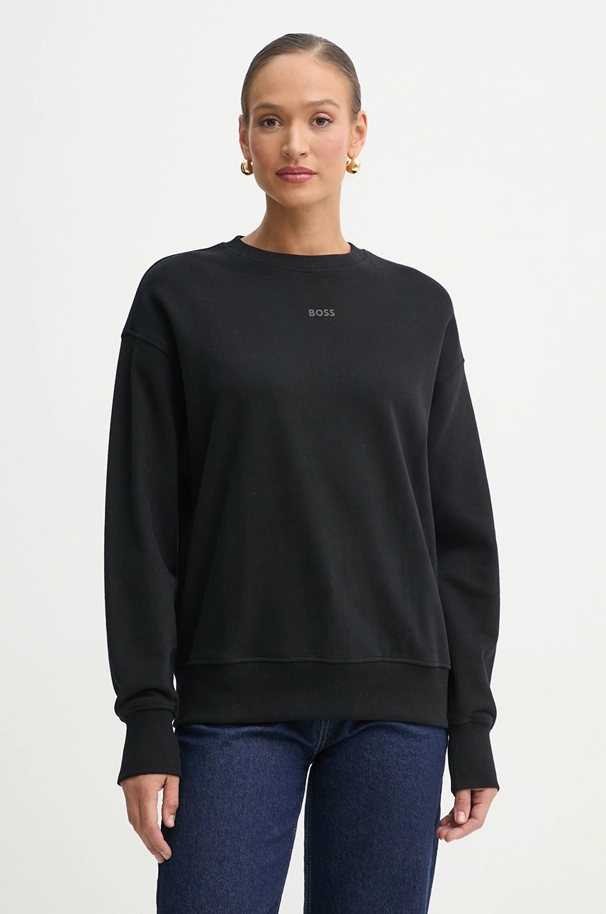 Hanorac din bumbac boss orange Hanorac din bumbac boss orange