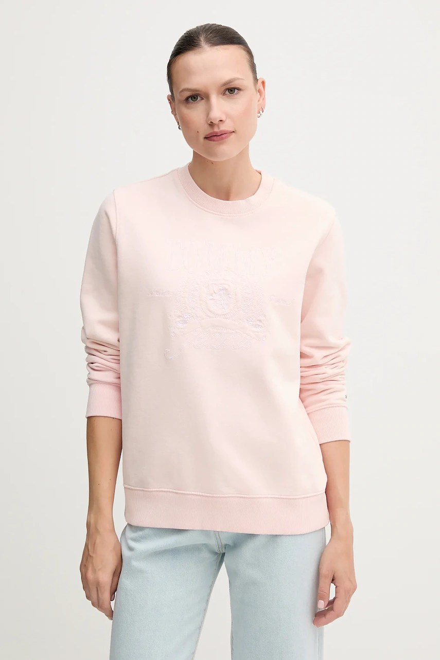 Hanorac tommy jeans din bumbac Hanorac tommy jeans din bumbac