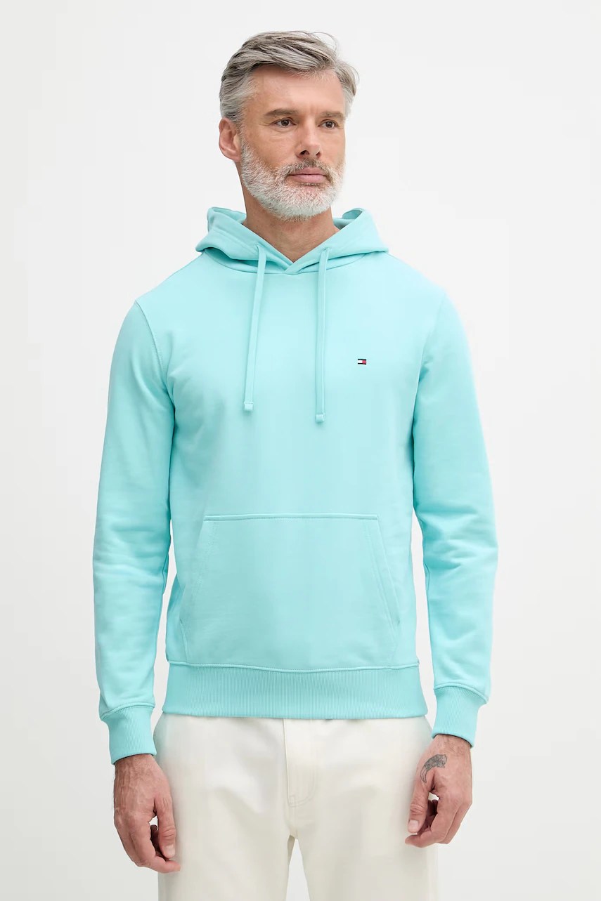 Hanorac bărbătesc cu glugă tommy hilfiger din bumbac Hanorac bărbătesc cu glugă tommy hilfiger din bumbac