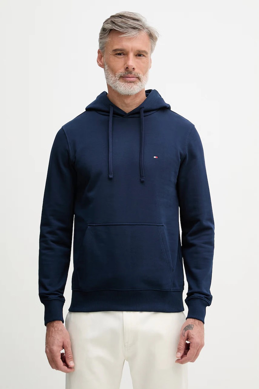 Hanorac cu glugă de bărbați tommy hilfiger din bumbac Hanorac cu glugă de bărbați tommy hilfiger din bumbac