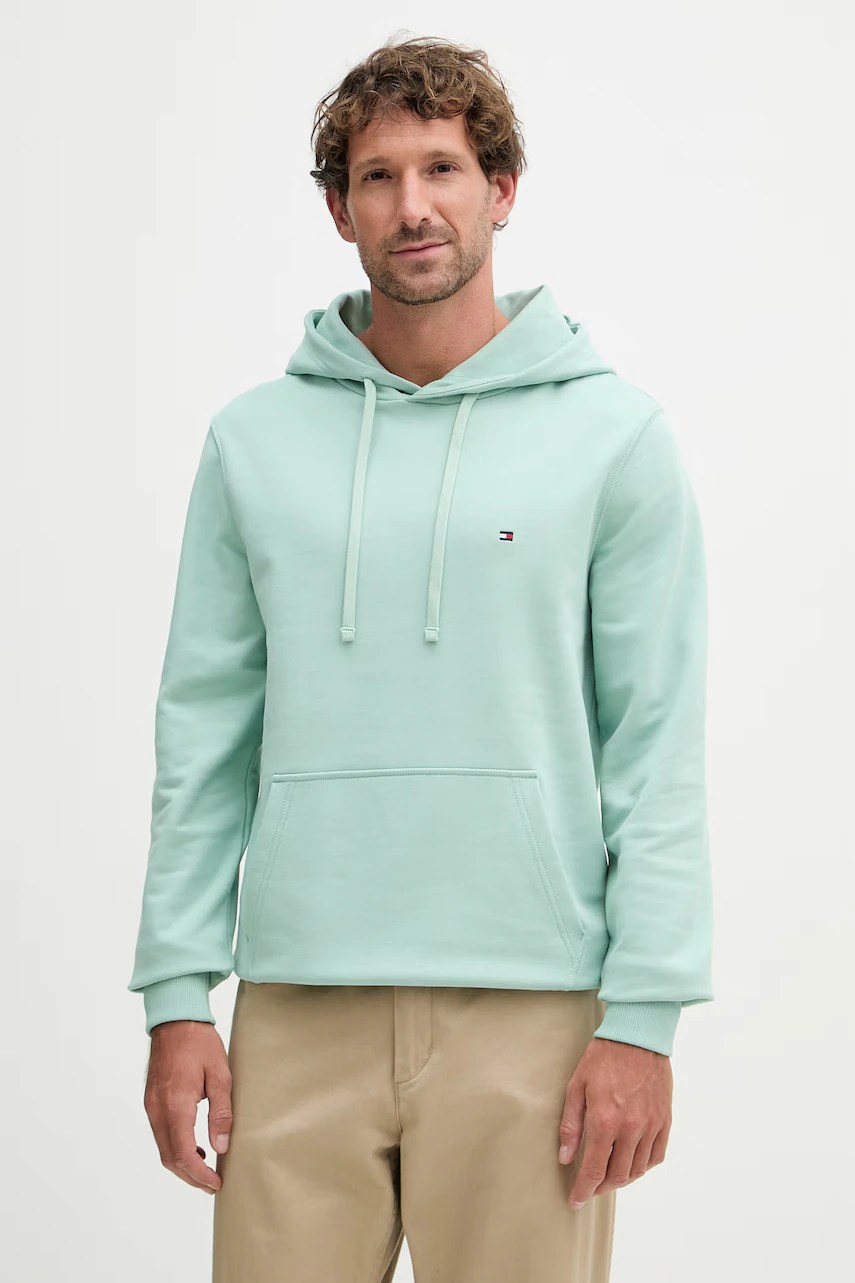 Hanorac cu glugă pentru bărbați tommy hilfiger din bumbac Hanorac cu glugă pentru bărbați tommy hilfiger din bumbac