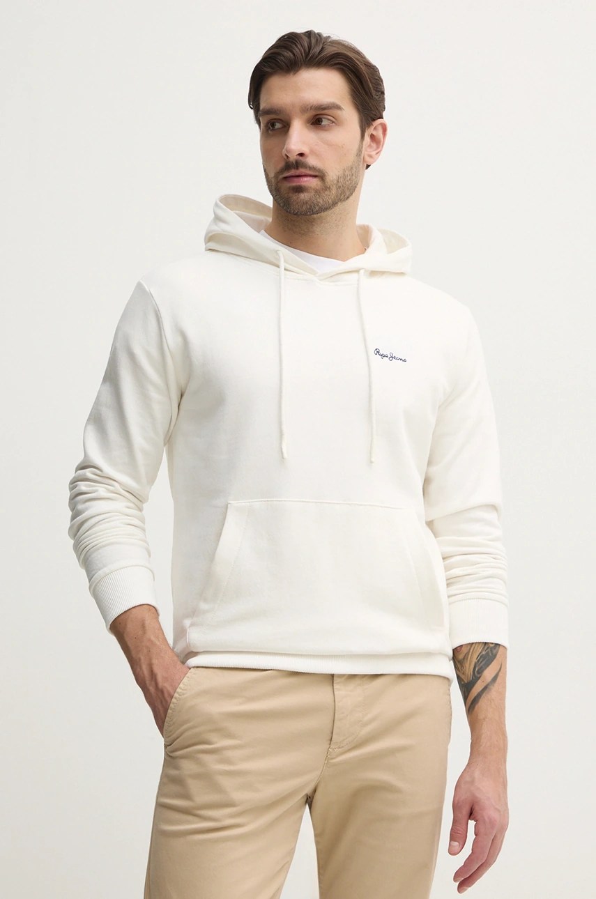 Hanorac bărbați pepe jeans ESSENTIAL HOODIE Hanorac bărbați pepe jeans ESSENTIAL HOODIE
