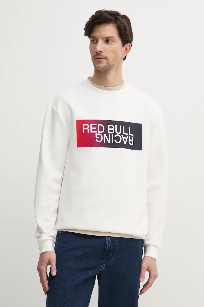 Bluză red bull racing x pepe jeans OMBRE LOGO CREW Bluză red bull racing x pepe jeans OMBRE LOGO CREW