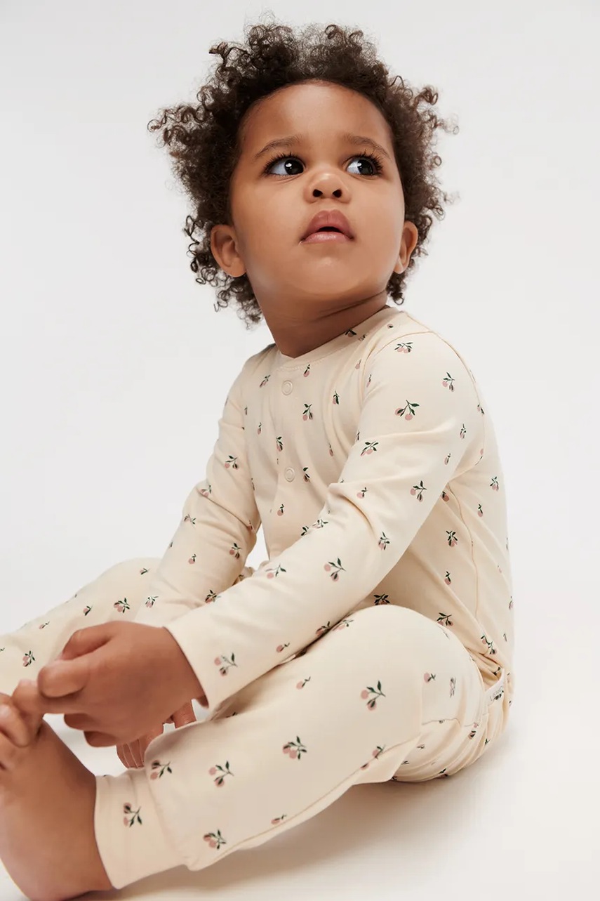Salopetă liewood din bumbac pentru bebeluși Birk Printed Pyjamas Jumpsuit Salopetă liewood din bumbac pentru bebeluși Birk Printed Pyjamas Jumpsuit