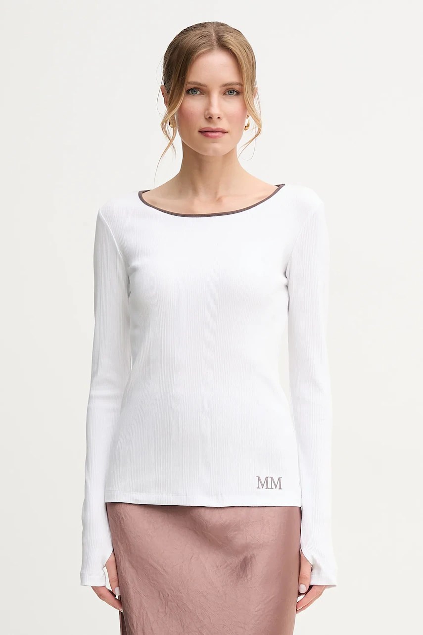 Bluză cu mânecă lungă MM by max mara Bluză cu mânecă lungă MM by max mara