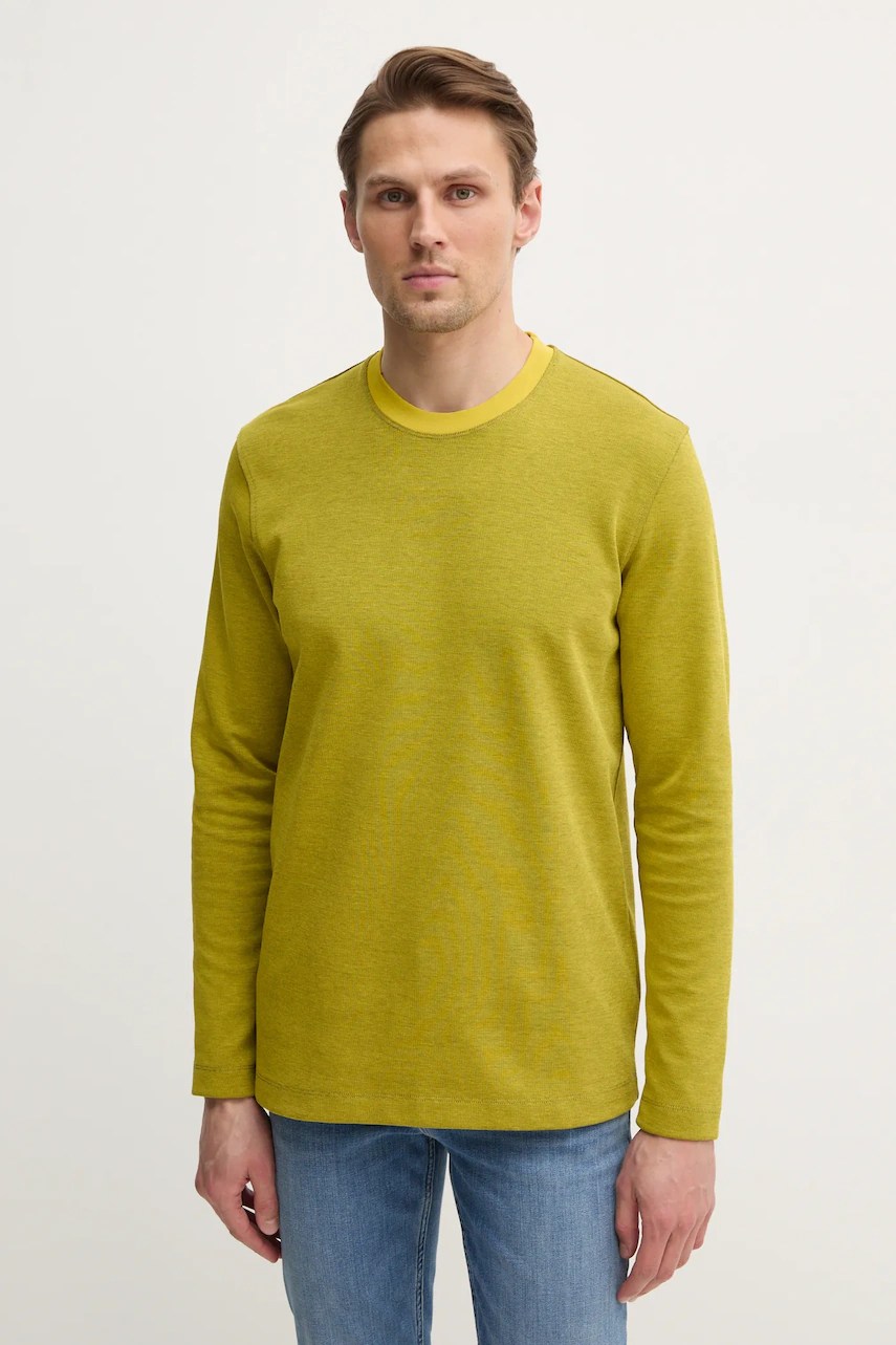 Tricou sisley cu mânecă lungă Tricou sisley cu mânecă lungă