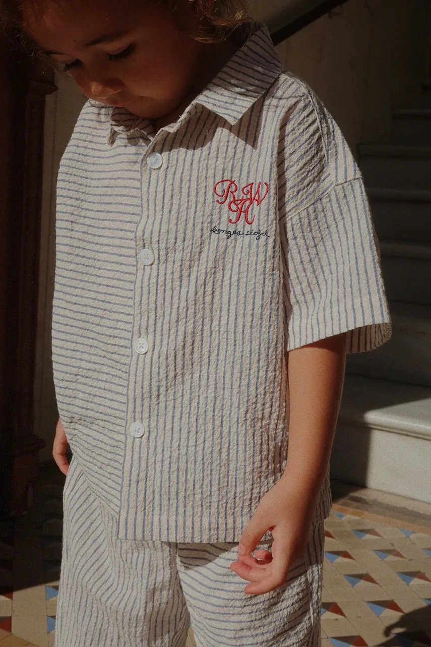 Konges sløjd cămașă din bumbac organic pentru copii RHW x KS DUO SHIRT GOTS Konges sløjd cămașă din bumbac organic pentru copii RHW x KS DUO SHIRT GOTS