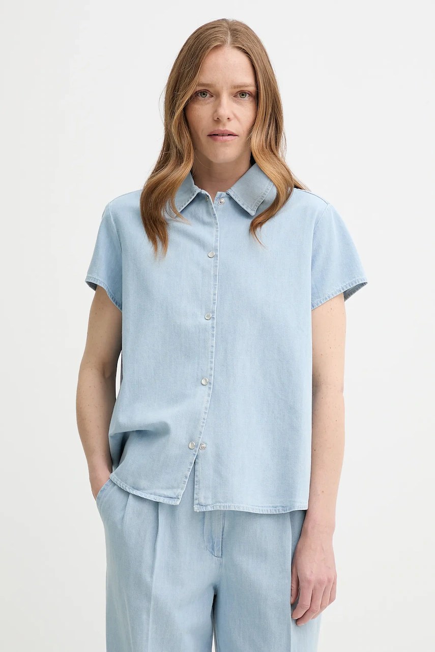 Cămașă din denim a.p.c. Chemisette Marina Cămașă din denim a.p.c. Chemisette Marina
