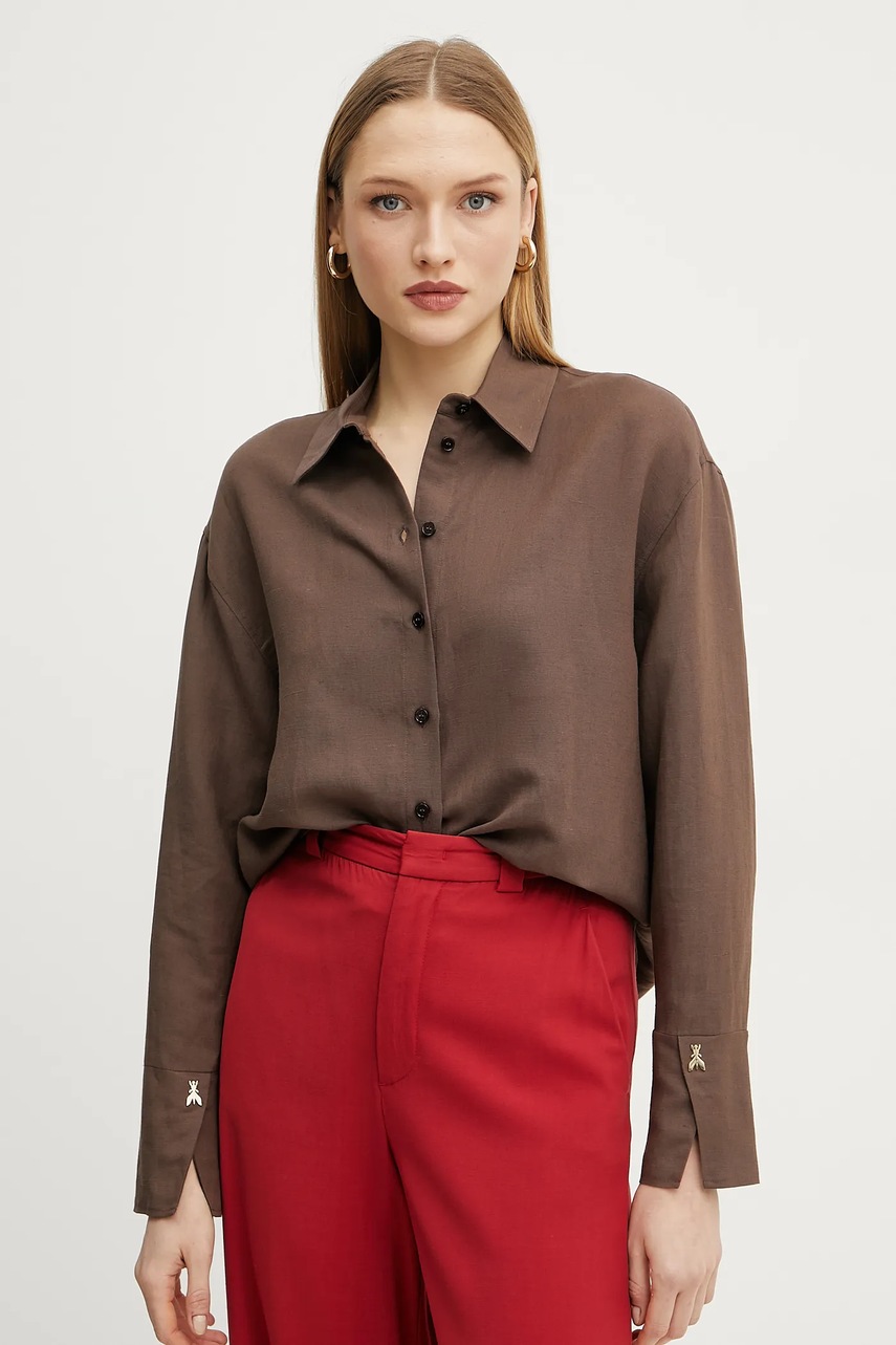 Cămașă patrizia pepe din amestec de in Cămașă patrizia pepe din amestec de in