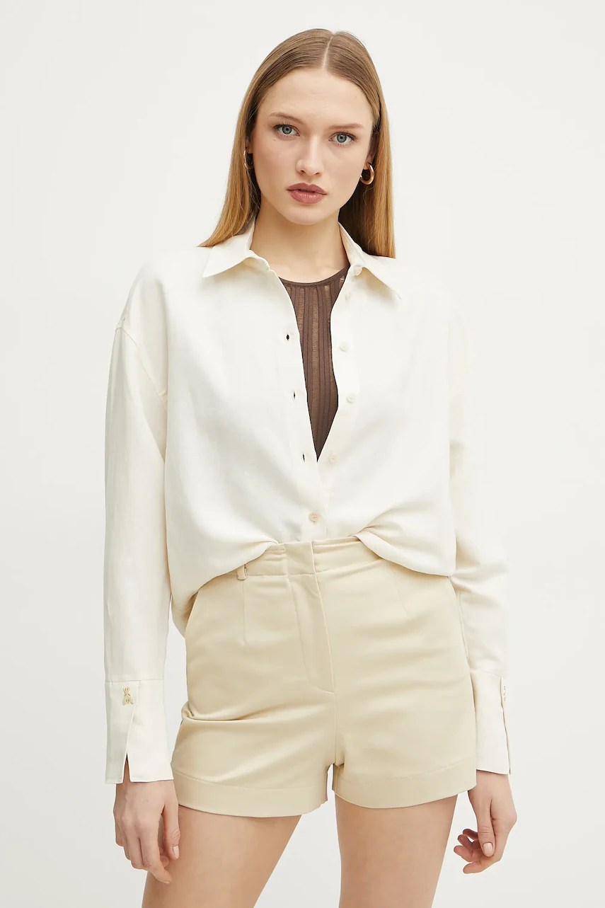 Cămașă patrizia pepe din amestec de in Cămașă patrizia pepe din amestec de in