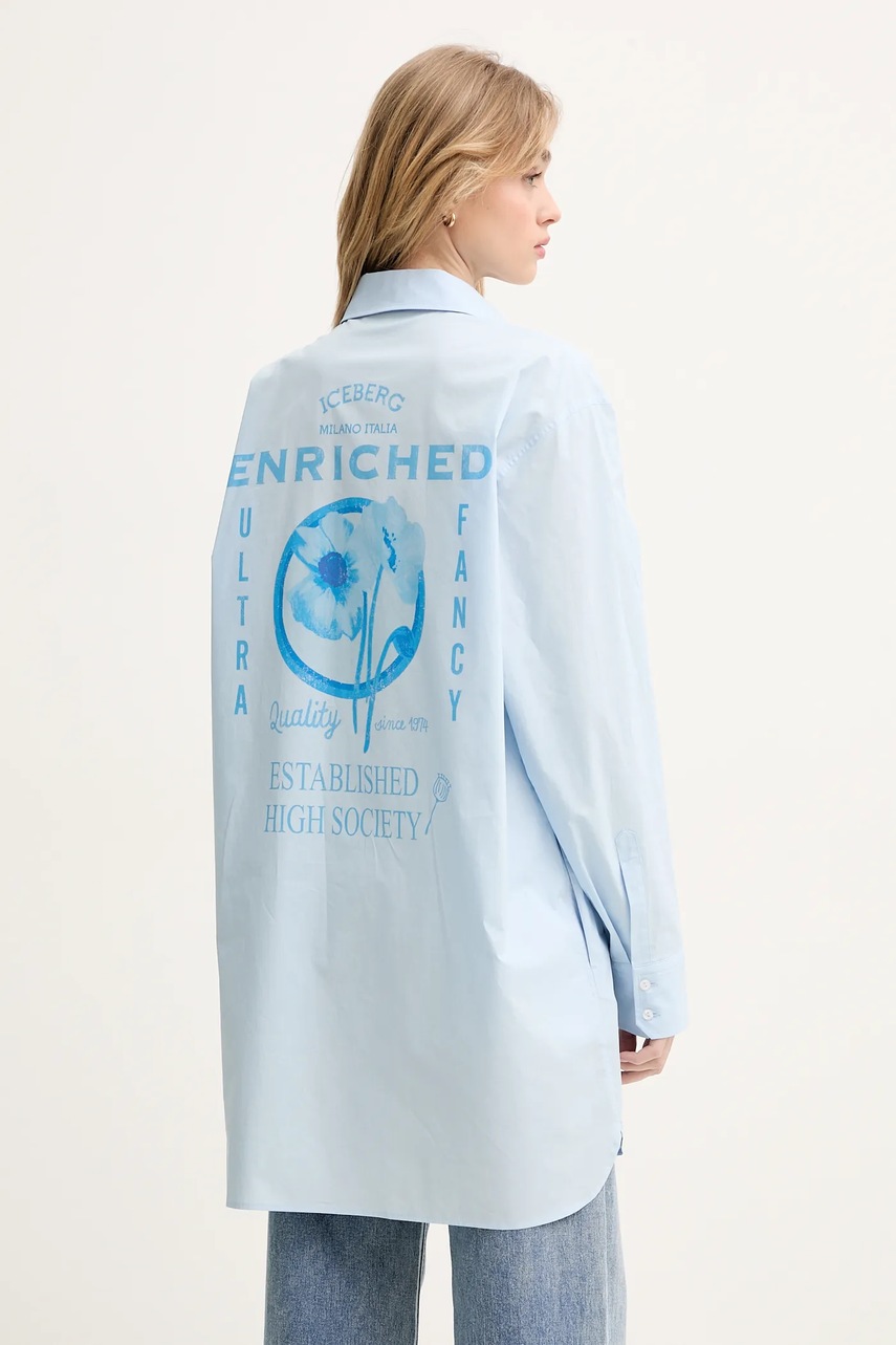 Cămașă iceberg din bumbac Cămașă iceberg din bumbac