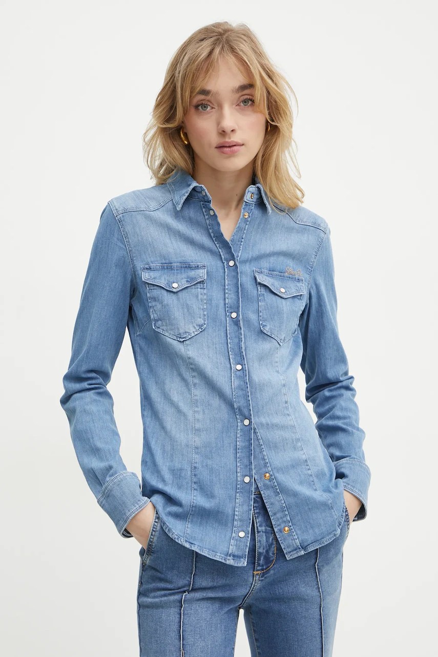 Cămașă jeans liu jo Cămașă jeans liu jo
