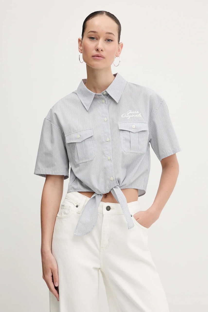 Cămașă din bumbac guess originals Cămașă din bumbac guess originals