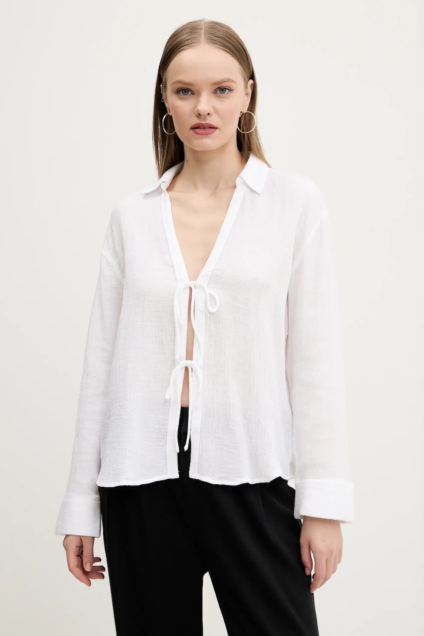 Abercrombie & fitch bluză din bumbac Abercrombie & fitch bluză din bumbac