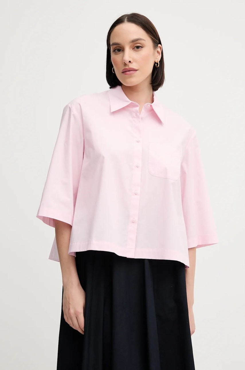 Cămașă sisley din bumbac cu broderie decorativă Cămașă sisley din bumbac cu broderie decorativă