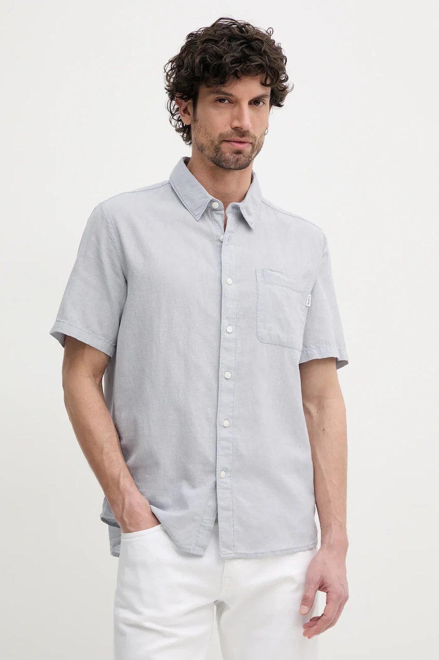 Cămașă de in AMARO pepe jeans Cămașă de in AMARO pepe jeans