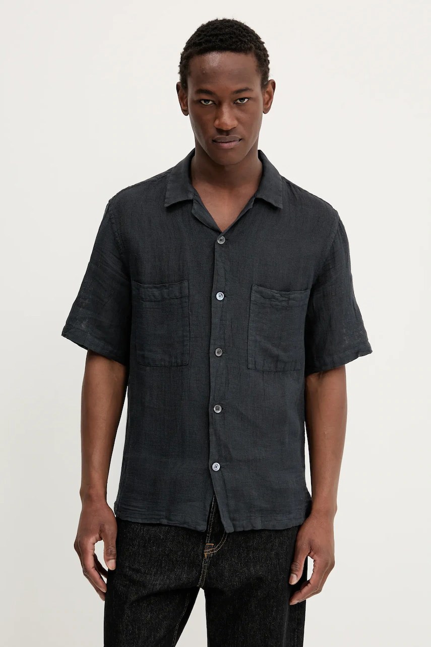 Cămașă BARENA VENEZIA din in camicia mola Cămașă BARENA VENEZIA din in camicia mola