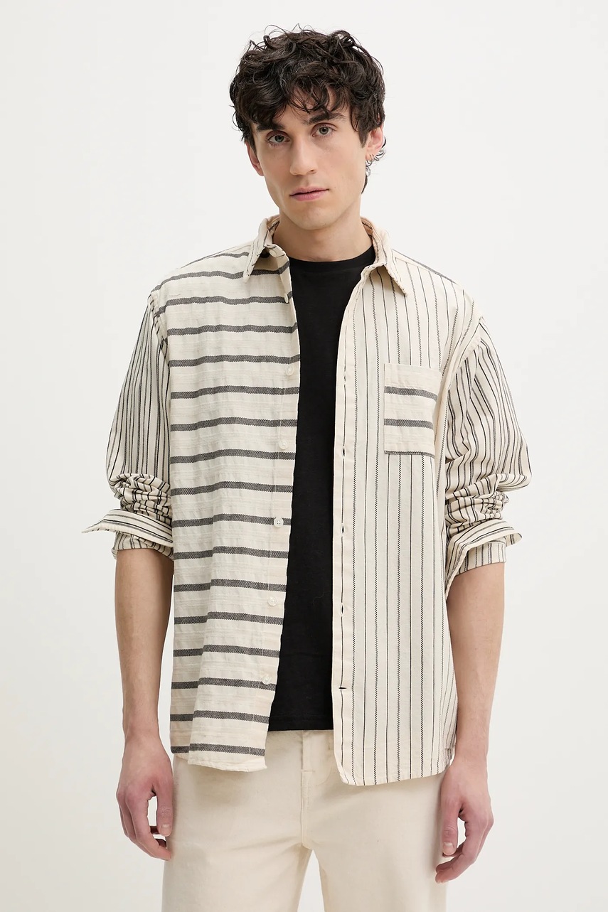 Cămașă desigual din bumbac JACK Cămașă desigual din bumbac JACK