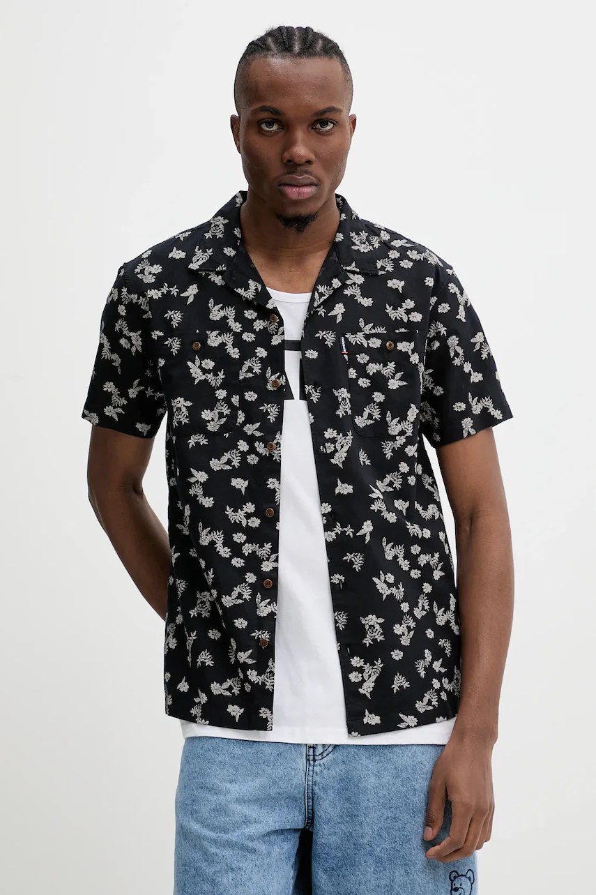 Cămașă din amestec de in superdry Cămașă din amestec de in superdry