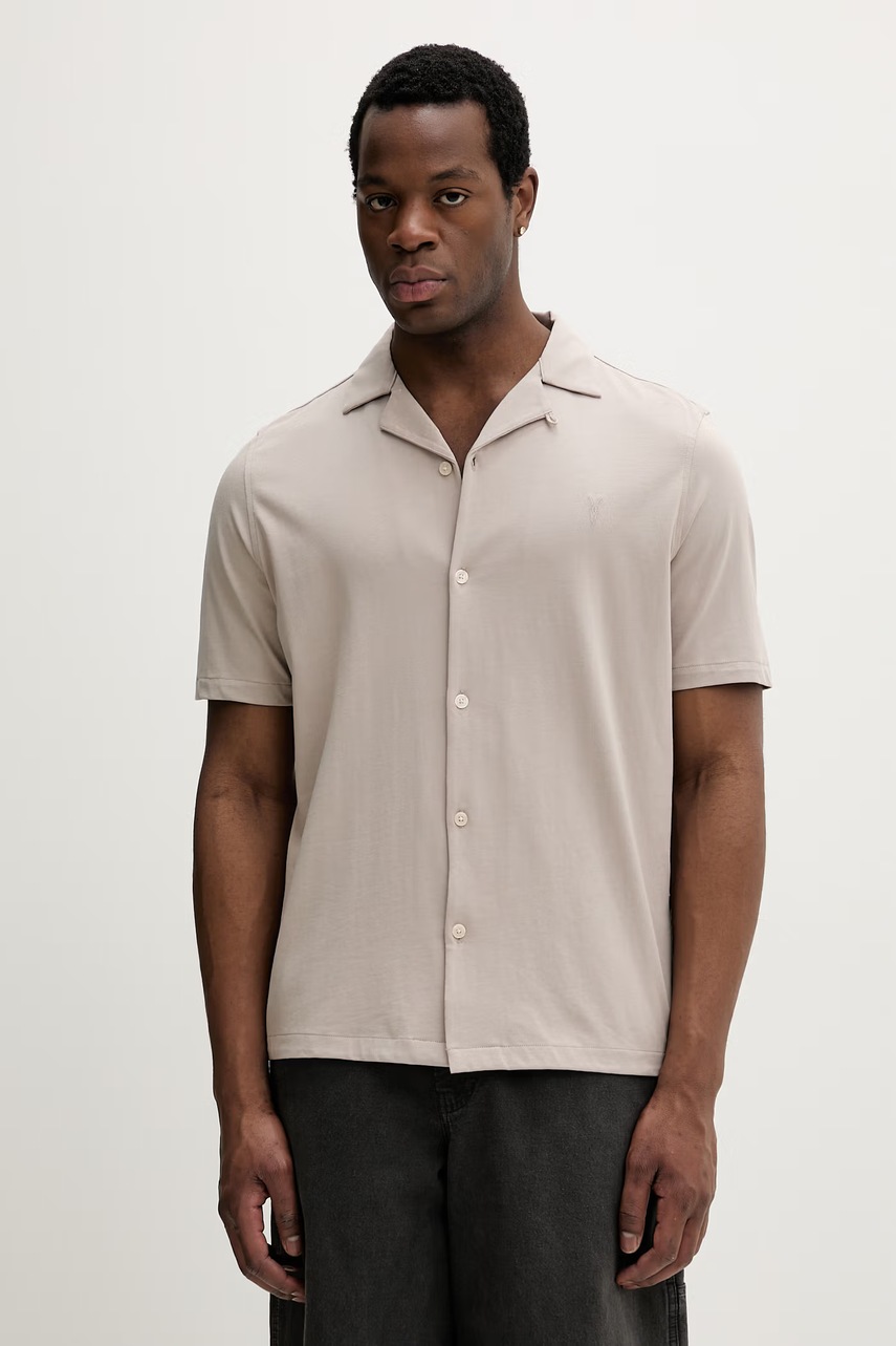 Cămașă bărbătească din bumbac HUDSON – AllSaints Cămașă bărbătească din bumbac HUDSON – AllSaints