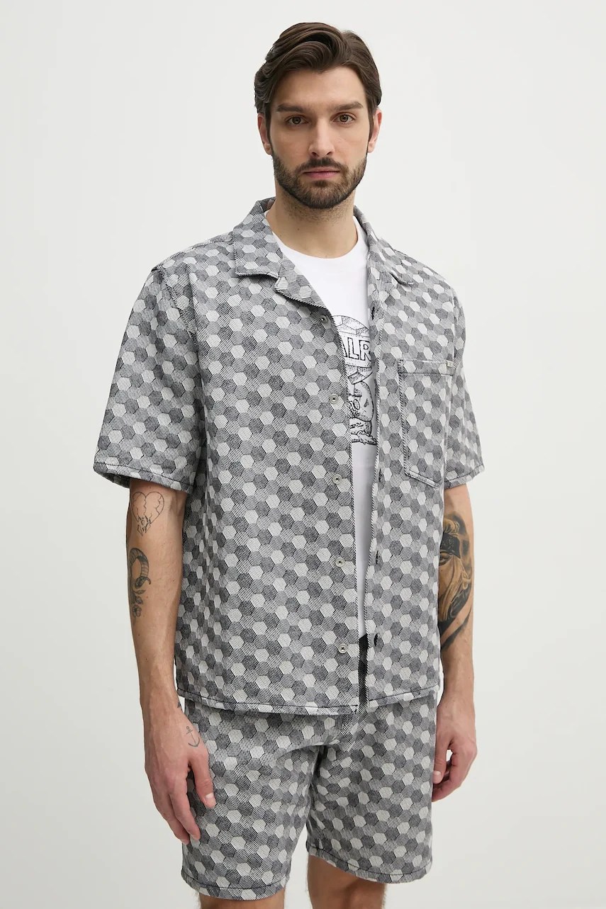 Cămașă din bumbac BALR. Cămașă din bumbac BALR.