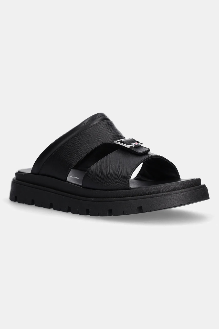 Slapi tommy hilfiger din piele Slapi tommy hilfiger din piele
