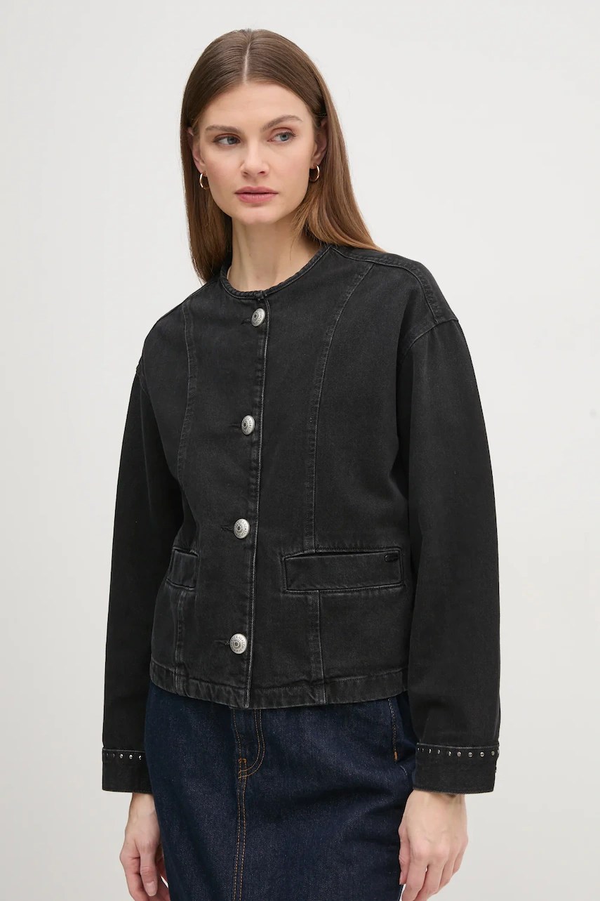 Pepe jeans geacă din denim DAENA STUD Pepe jeans geacă din denim DAENA STUD