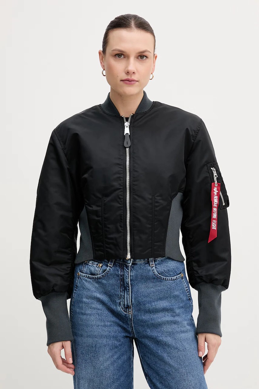 Geacă alpha industries bomber waisted MA-1 Wmn Geacă alpha industries bomber waisted MA-1 Wmn