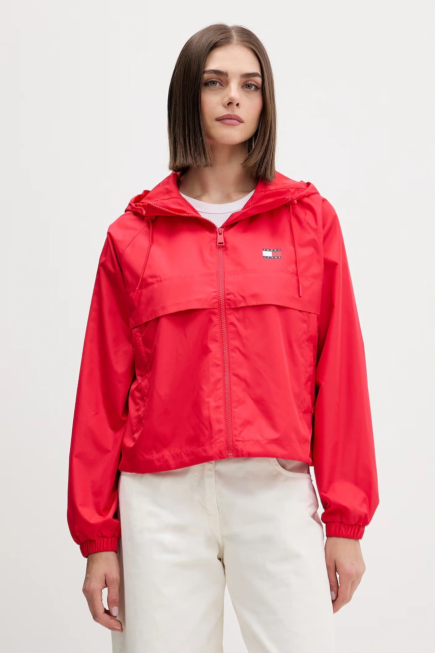 Geacă de tranziție tommy jeans pentru femei Geacă de tranziție tommy jeans pentru femei