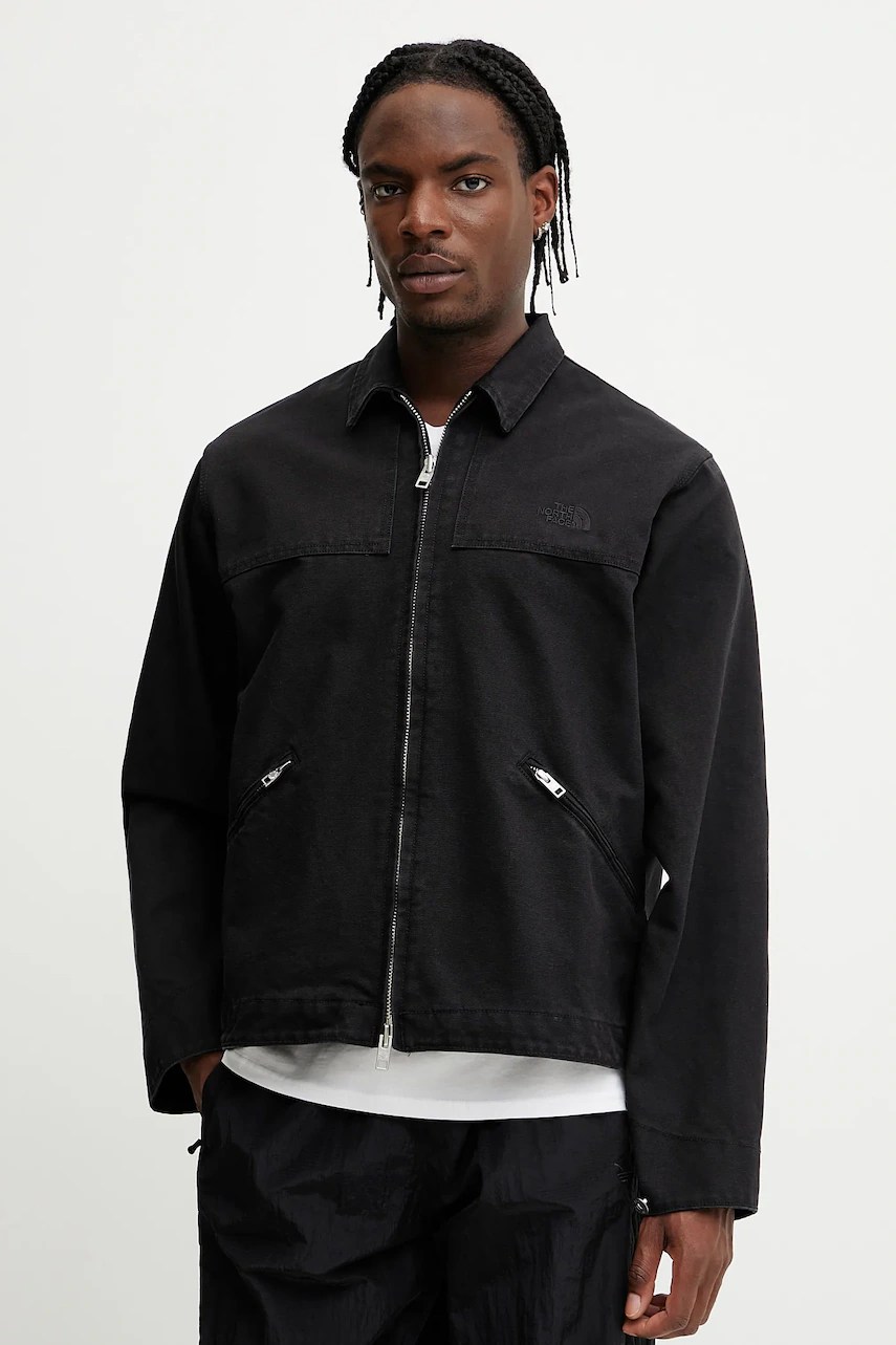 Jachetă the north face Cedar Canvas Work din bumbac Jachetă the north face Cedar Canvas Work din bumbac