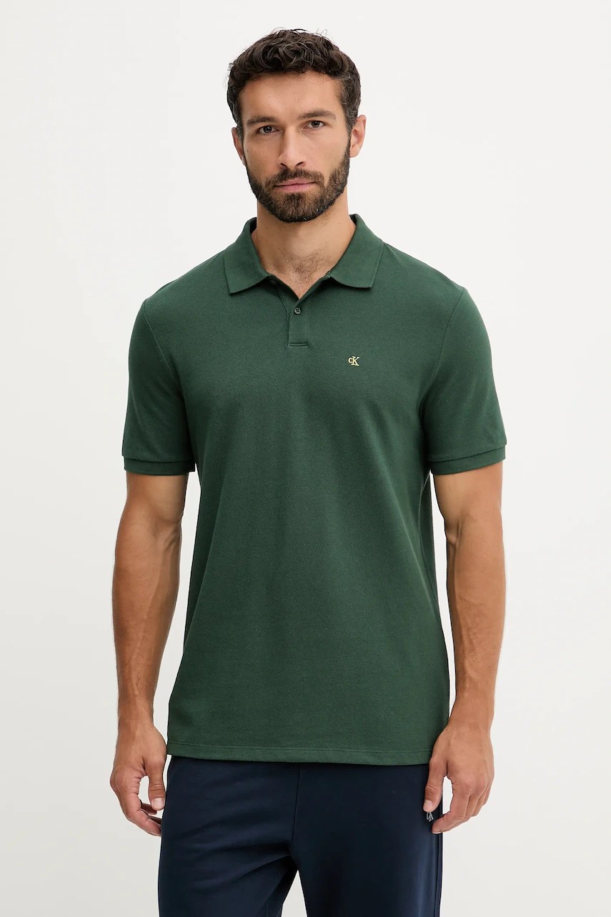 Polo calvin klein jeans pentru bărbați din bumbac Polo calvin klein jeans pentru bărbați din bumbac