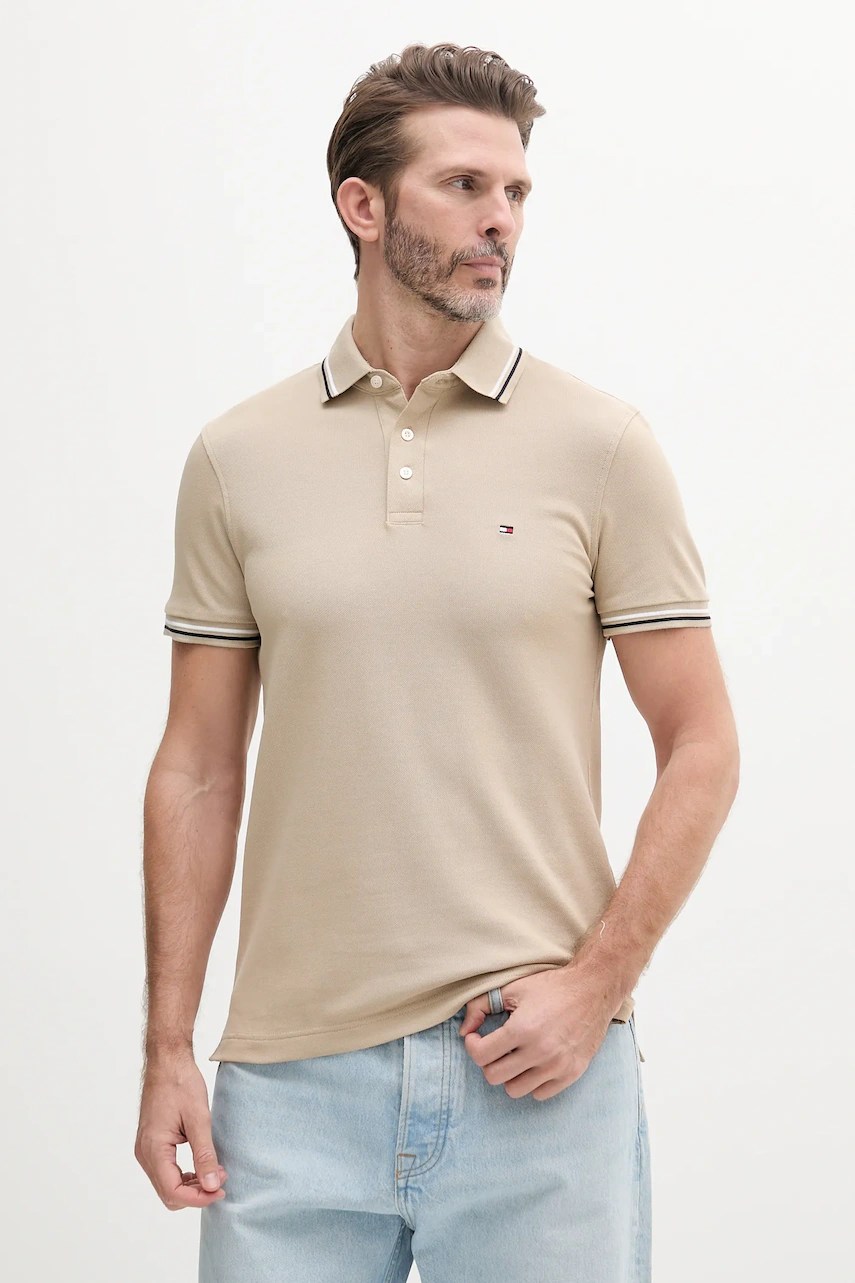 Tricou bărbătesc tommy hilfiger din bumbac Tricou bărbătesc tommy hilfiger din bumbac