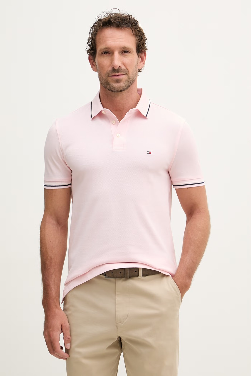 Tricou bărbați tommy hilfiger din bumbac Tricou bărbați tommy hilfiger din bumbac
