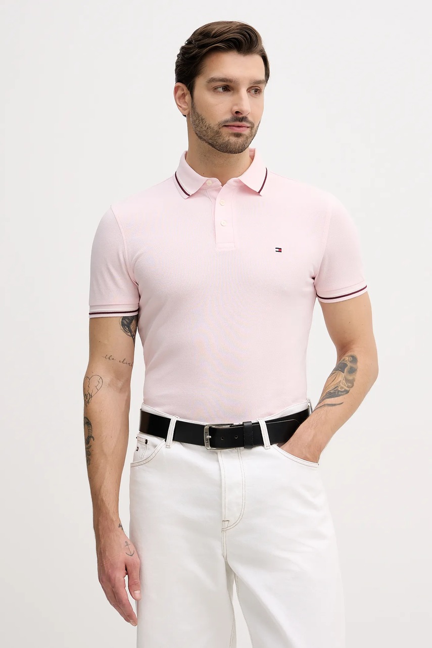 Tricou bărbătesc din bumbac tommy hilfiger Tricou bărbătesc din bumbac tommy hilfiger