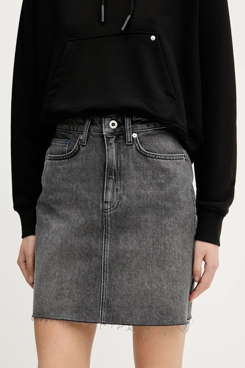 Fustă din denim karl lagerfeld jeans Fustă din denim karl lagerfeld jeans