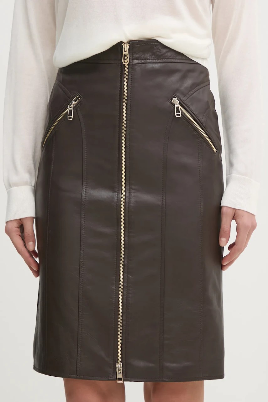 Fustă de piele joop! Fustă de piele joop!